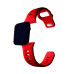 3mk Silicone Watch Strap pro Apple 42/44/45/49 mm Red