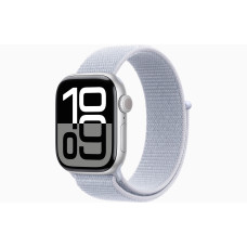 Apple Watch S10 Cell/42mm/Silver/Sport Band/Blue Cloud