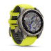 Garmin - fenix 8 Solar Sapphire - 47 mm - Titanium with Amp Yellow | Graphite Silicone Band, EU