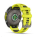Garmin - fenix 8 Solar Sapphire - 47 mm - Titanium with Amp Yellow | Graphite Silicone Band, EU