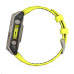 Garmin - fenix 8 Solar Sapphire - 47 mm - Titanium with Amp Yellow | Graphite Silicone Band, EU