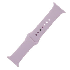 Silikonový řemínek M/L pro Apple Watch 38/40/41 mm pudrově růžový