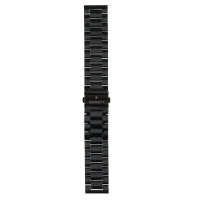 Garett řemínek 22 mm, černý kovový, typ Solid