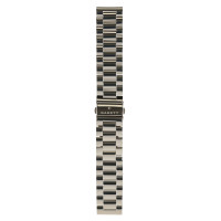Garett řemínek 22 mm, stříbrný kovový, typ Solid