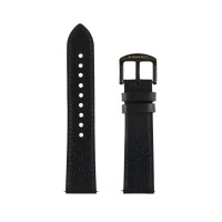 Garett řemínek 22 mm, černý kožený