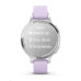 Garmin Lily 2 Active Silver Purple Jasmine silicon band, EU