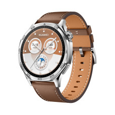 Huawei Watch GT 5/46mm/Silver/Elegant Band/Brown
