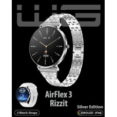 WG - Chytré hodinky AirFlex3 Rizz It / Silver Edition