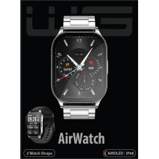 WG - Chytré hodinky WG AirFlexOne / smart watch / silwer
