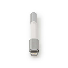 Nedis CCTB39950AL015 - Apple Lightning Adaptér | Apple Lightning 8-pin Zástrčka - 3,5mm Zásuvka | 0,15 m | Hliník