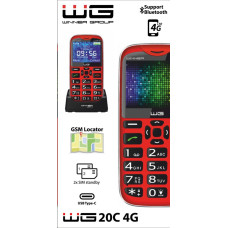 WG - Mobilní telefon WG20C / red
