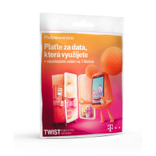 T-Mobile Plaťte za data která využijete + neomezené volání, 200kč kredit