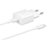 Samsung cestovní nabíječka EP-T1510EWE + kabel USB-C, 15W, bílá (OOB bulk)