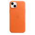 iPhone 14+ Leather Case with MagSafe - Orange