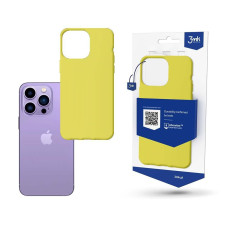 3mk ochranný kryt Matt Case pro Apple iPhone 14 Pro, lime/žlutozelená