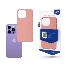 3mk ochranný kryt Matt Case pro Apple iPhone 14 Pro, lychee/růžová