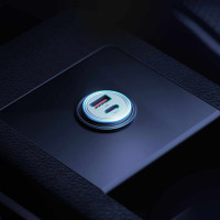 3mk nabíječka do auta Hyper Car, 30 W, 1x USB + 1x USB-C,