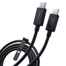 3mk datový kabel Hyper ThunderBolt, 240W, 8K, konektor USB-C/USB-C, délka 1 m, černá