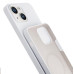 3mk ochranný kryt Hardy Silicone MagCase pro Apple iPhone 15, Silver-White