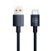 3mk datový kabel Hyper Cable USB-A/USB-C 1,2m 5A, černá