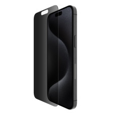 Belkin SCREENFORCE™ TemperedGlass Privacy Anti-Microbial ochranné privátní sklo pro iPhone 15 Pro Max