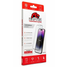 Swissten sklo RAPTOR DIAMOND ULTRA CLEAR 3D TEMPEROVANÉ APPLE IPHONE 15 černé s funkční čtečkou otisku prstů
