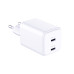 3mk Hyper Charger PD 45W+USB Cable C to C White