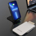 1stCOOL bezdrátová QI nabíječka H18, skládací stojánek, USB-C, bílá