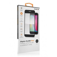 Aligator ochranné sklo PRINT Galaxy A35/55 černá