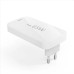 Hama rýchla USB nabíjačka GaN 2x USB-C + USB-A, PD/QC 65 W, plochá, skladacia