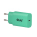 Club3D Nabíječka, USB-C, Power Delivery 15V/2A, 2-pack, zelená