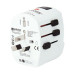 SKROSS cestovní adaptér PRO Light USB AC45PD - World, UK+USA+AUS/CN, univerzální, uzemněný, USB A+C 45W