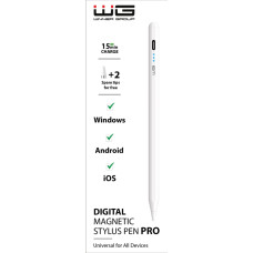 WG - Univerzální pero WG Stylus Pro s magnetickým uchycením / white