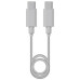 GENIUS rychlonabíjecí set PD-20ACP, 20W, rychlé nabíjení, USB-C PD3.0, USB-A QC3.0, 1m kabel USB-C USB-C, bílá
