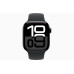 Apple Watch Series 10 GPS + Cellular 46mm Klavírně černý hliník s černým sportovním řemínkem - M/L