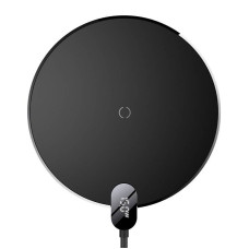 Baseus Digital LED Displej Gen 2 Bezdrátová Nabíječka 15W Black