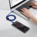 Baseus CAJY000603 Crystal Shine Series Datový Kabel USB-C - USB-C 100W 1,2m Blue
