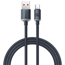 Baseus CAJY000401 Crystal Shine Series Datový Kabel USB - USB-C 100W 1,2m Black