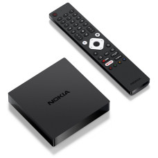 NOKIA android box 8000/ 4K Ultra HD/ NETFLIX/ 02 TV/ HDMI/ USB 3.0/ USB-C/ USB 2.0/ BT/ Wi-Fi/ LAN/ Android TV 10/ černý