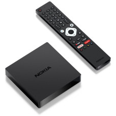 NOKIA android box 8010/ 4K Ultra HD/ NETFLIX/ 02 TV/ HDMI/ USB 3.0/ USB-C/ USB 2.0/ BT/ Wi-Fi/ LAN/ Android TV 11/ černý