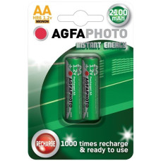 AgfaPhoto přednabité baterie AA, 1.2V 2100mAh, 2ks