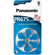 PANASONIC Zinkovzduchová baterie PR-675(44)/6LB AA 1,2V (Blistr 4ks)