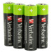 VERBATIM Nabíjecí baterie AA Premium 4-Pack  2600 mAh