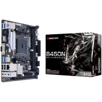 BIOSTAR Socket AM4; AMD B450; 2x DDR4; PCI-e 3.0 x 16; 1x M.2, 4x SATA III; Gbe LAN; Audio; USB; miniITX