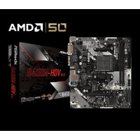 ASROCK MB B450M-HDV R4.0 (AM4, amd B450, 2xDDR4 3200, 4xSATA3, 7.1, USB3.1, VGA+DVI +HDMI, mATX)