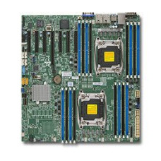 SUPERMICRO MB 2xLGA2011-3, iC612 16x DDR4 ECC R,10xSATA3 (PCI-E 3.0/2,4,1(x16,x8,x4),2x 10GbE LAN,IPMI