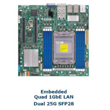 SUPERMICRO MB 1xLGA4189, iC621A, 8x DDR4 ECC, 3xNVMe, 1xNVMe/4xSATA3, M.2, 2x PCIe4.0 x16, 2x 25Gb + 4x 1Gb LAN,IPMI