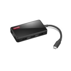 Lenovo CONS - Lenovo 100 - USB-C Travel Dock (100W max), 3x USB-A, 1x HDMI, 1x VGA