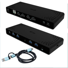 i-tec Universal Dual 4K Display Docking Station, Power Delivery 85W