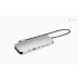 i-tec USB-C Metal Nano 3x Display Dock, 2x HDMI 1x USB-C video, PD 140W + Universal Charger 140W